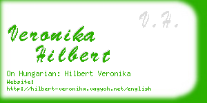 veronika hilbert business card